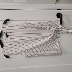 Theory side-tie blouse